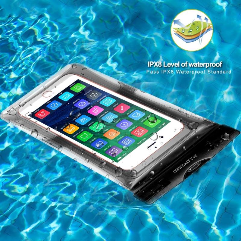 Waterproof Mobile Phone Pouch Bag for iPhone 6S Plus 6 Plus 6S 6 5S 5 5C 4S 4 Underwater Dry Case Cover Swimming Bags-ebowsos
