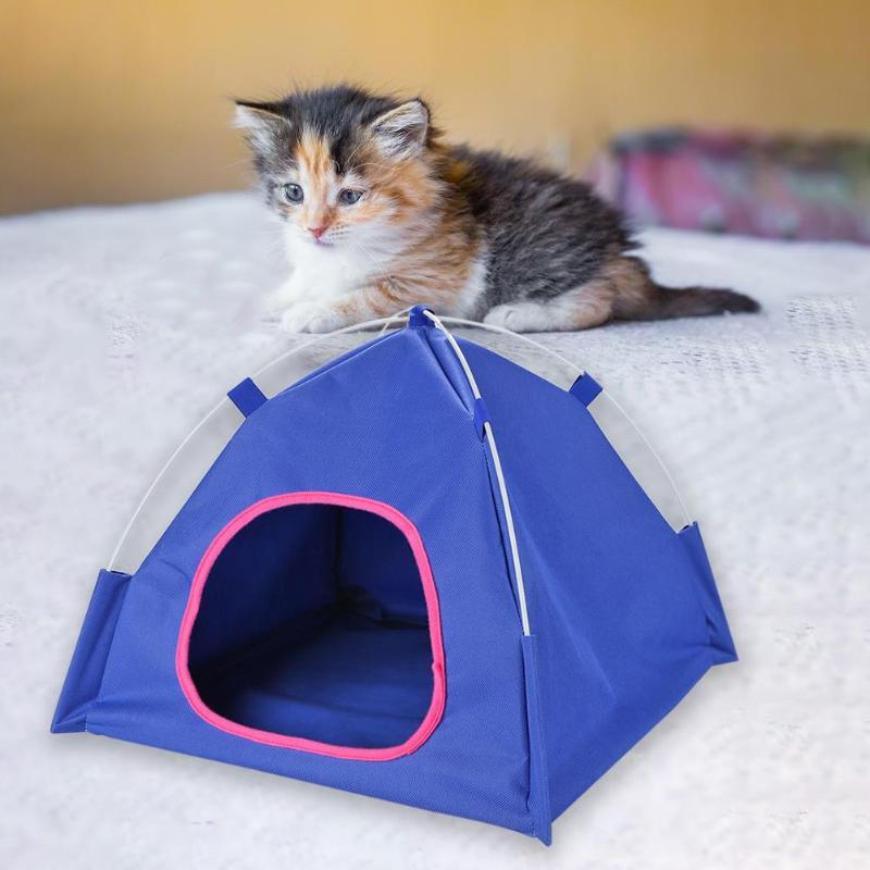 Waterproof Oxford Cloth Pet Tent Long Service Life Foldable Dogs Cats House Wide Scope of Application Outdoor Kennel Fence - ebowsos