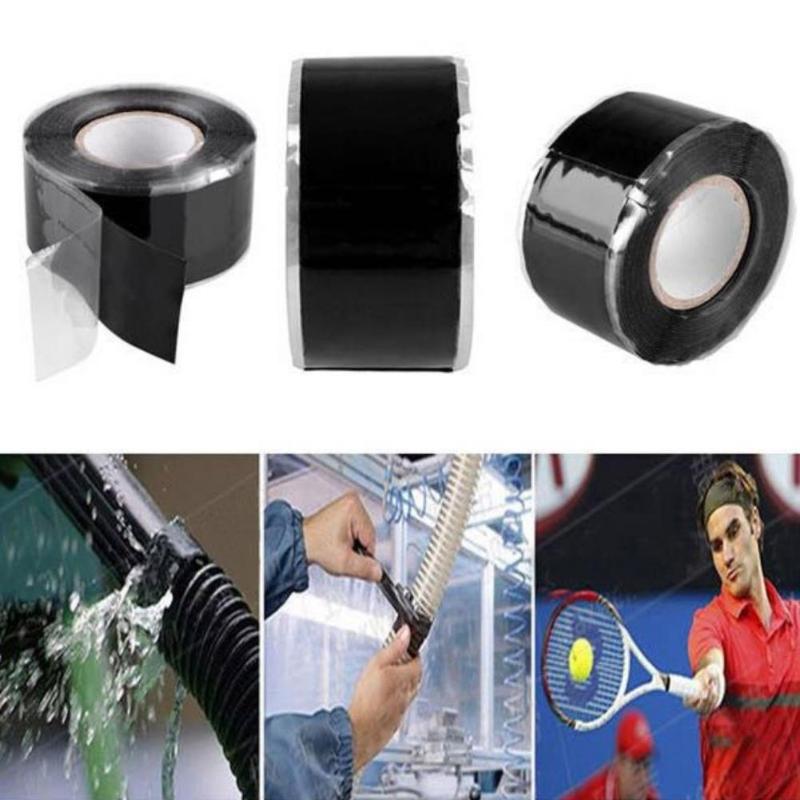 Waterproof Silicone Performance Repair Tape Bonding Fusing Wire Film Tape Emergency Hose Repair Electrical Connections Terminals - ebowsos