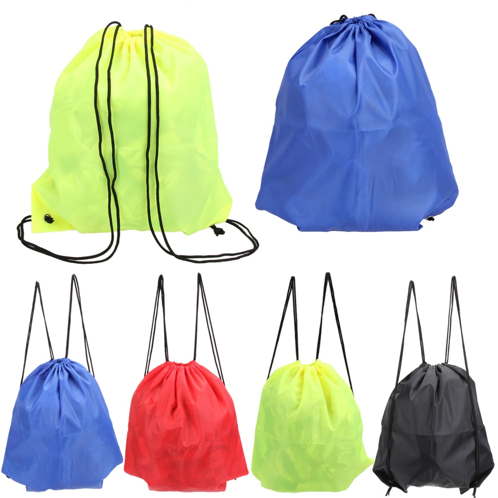 Waterproof Storage BagsTraveling Laundry Shoes Organizer Bag Drawstring Tote Storage Makeup Pouch Pack String Backpack 41*33cm-ebowsos