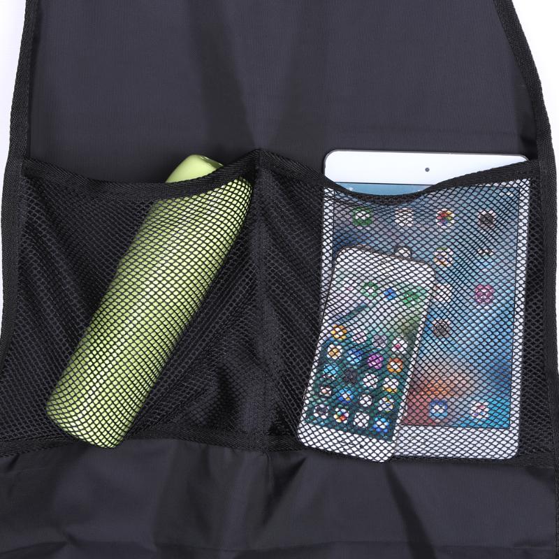 Waterproof Universal Auto Seat Back Organizer Storage Bag Car Seat Back Scuff Dirt Protect Cover For Child Baby Kid kick Mat Pad - ebowsos