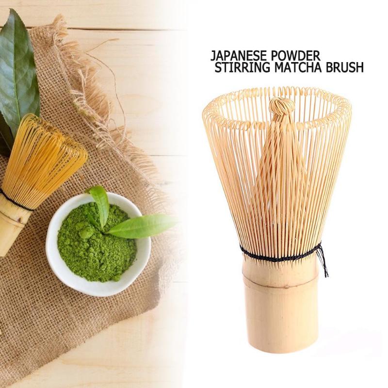 Whisk Brush Tools Matcha Green Tea Powder Bamboo Household Solid and Sustainable Traditional Utensils Kitchen Accessories - ebowsos