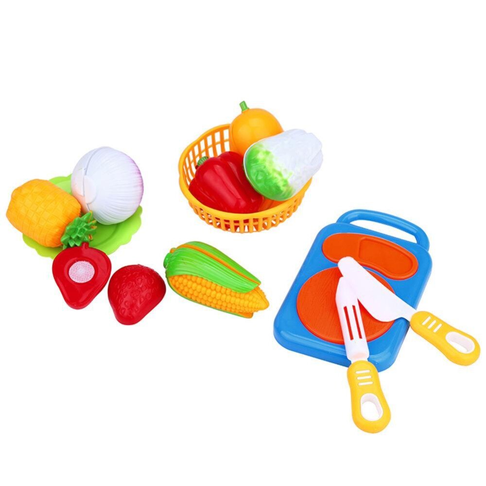 WholeSale Price 12PC Cutting Fruit Vegetable Pretend Play Children Kid Educational Toy Pretend Play Toys for Children-ebowsos