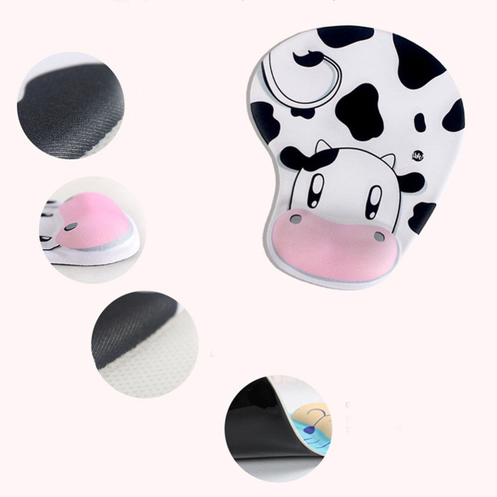 Wholesale! Practical Lovely Animal Skid Resistance Memory Foam Comfort Wrist Rest Support Mouse Pad Mice Pad Gaming Mousepad New - ebowsos