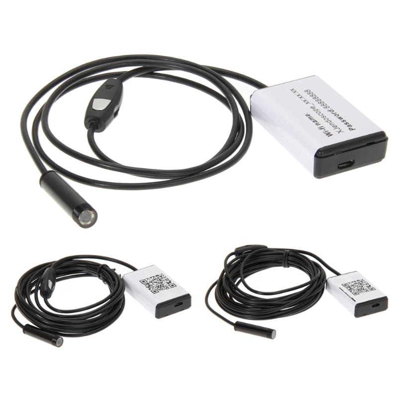 Wifi endoscope Borescope Inspection Snake Camera Wireless Image CMOS Sensor Waterproof 9mm Endoscope 5M For iPhone iPad IOS - ebowsos