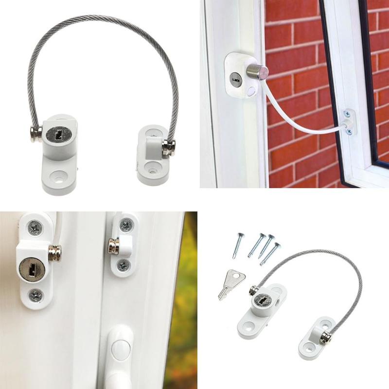 Window Security Chain Lock Door Hardware Restrictor Child Safety Stainless Anti-Theft Locks For Home Sliding Door Furniture 2019 - ebowsos