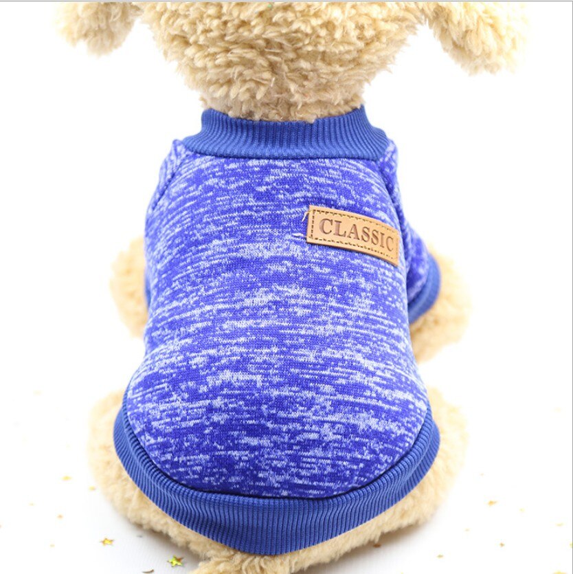 Winter Pet Clothes For Small Dogs Puppy Soft Pet Dog Sweater Clothing For Dog Chihuahua Clothes Classic Pet Warm Wool Costume-ebowsos
