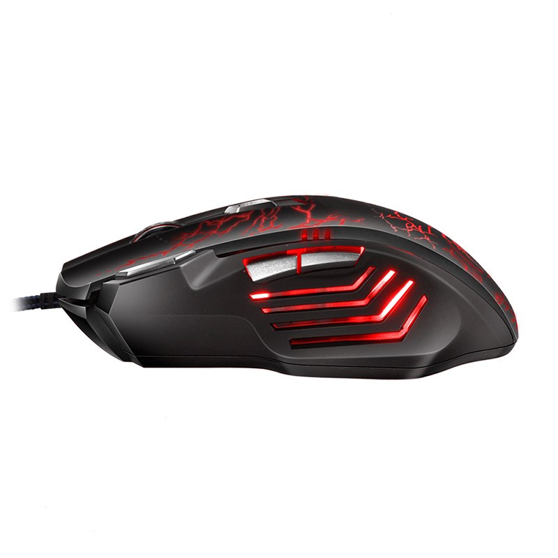 Wired Mouse 3200DPI 6 Buttons Optical Wired Gaming Mouse 4 Colors LED Mouse Laptop PC Computer Mice For Pro Gamer for LOL - ebowsos