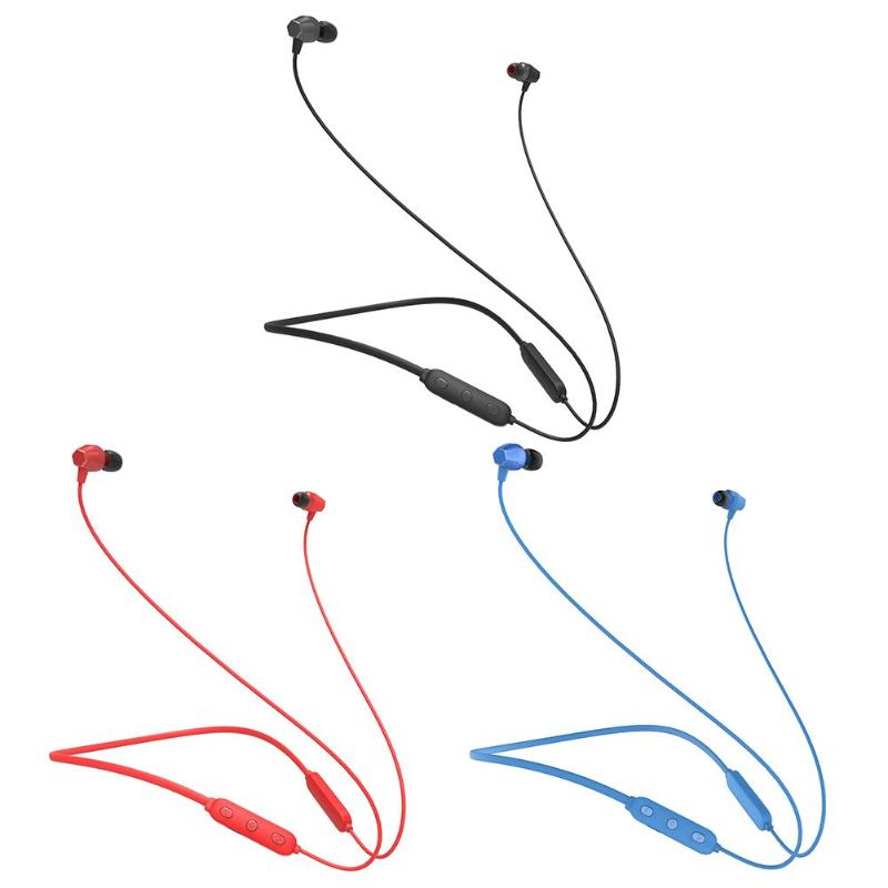 Wireless Bluetooth Earphone Neck-Around Magnetic Earphone Waterproof Sports Running Bilateral Stereo Earbuds Earbugs Earplugs - ebowsos