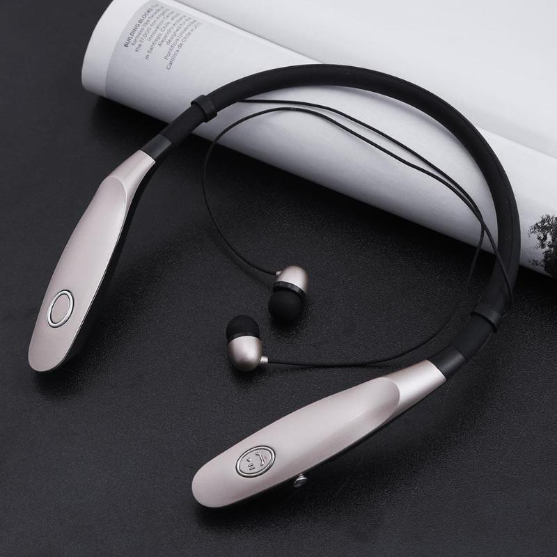 Wireless Bluetooth Headset Neck Band Headphone Sport Earphone with Microphone Sport Stereo Headset For iPhone Android - ebowsos