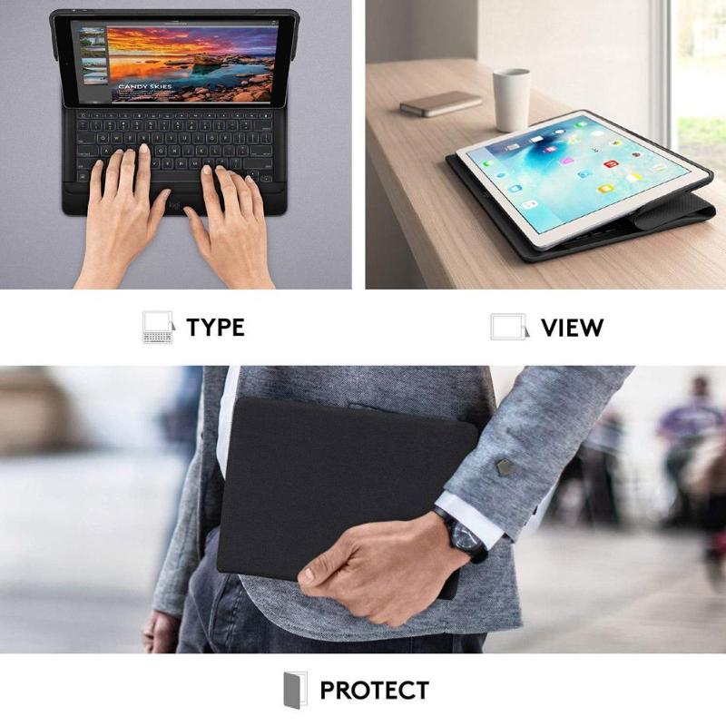 Wireless Bluetooth Keyboard Stand Case Cover For iPad Pro 11inch Leather Sleeve Case Cover Pouch Skin for Apple Pencil 2nd Hot - ebowsos