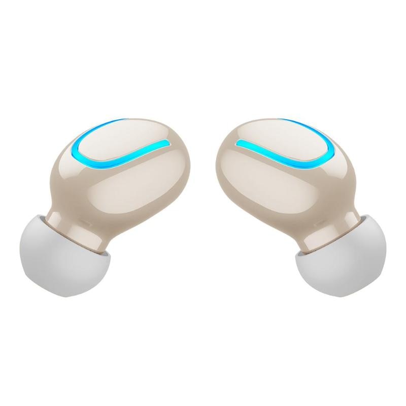 Wireless Sports Earphones Q32 Bluetooth V5.0 Single Ear Stereo Headset Earbud Cordless Earphone with Charging Bin High Quality - ebowsos