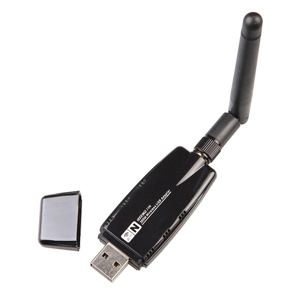 Wireless USB Wifi Adapter 300Mbps USB Mini Wireless Network LAN Adapter Card WIFI 802.11n/g/b LAN Adapter Dongle Antenna - ebowsos