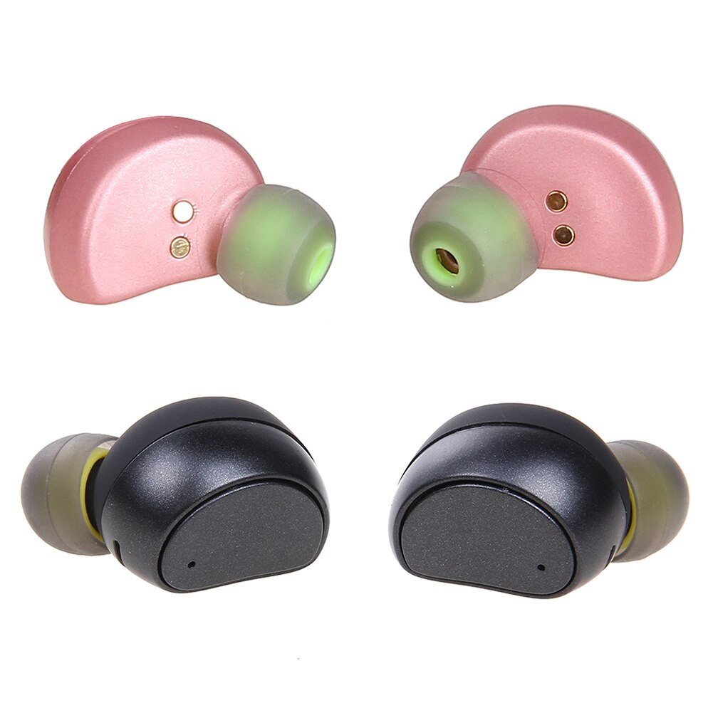 Wireless in-ear Bluetooth Headset Single Earphone Supoorts Two Phones Binaural Sports Earbuds with Charging Box - ebowsos
