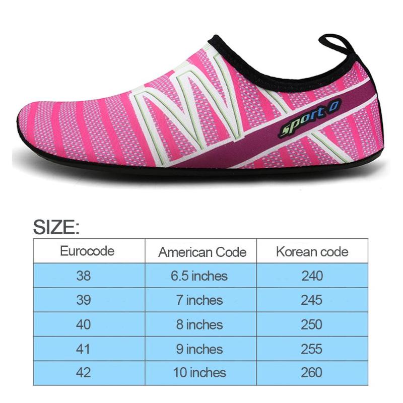 Women Aqua Slip-on Sneakers Swimming Diving Upstream Shoes Anti-slip Footwear Outdoor Speed Intervention Stream Tracking Shoes-ebowsos