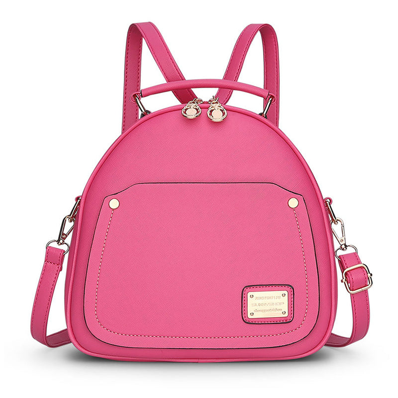 Women Backpack Leather School Bags Softback Bags Brand Preppy Style Bag Casual Teenagers School Bags - ebowsos