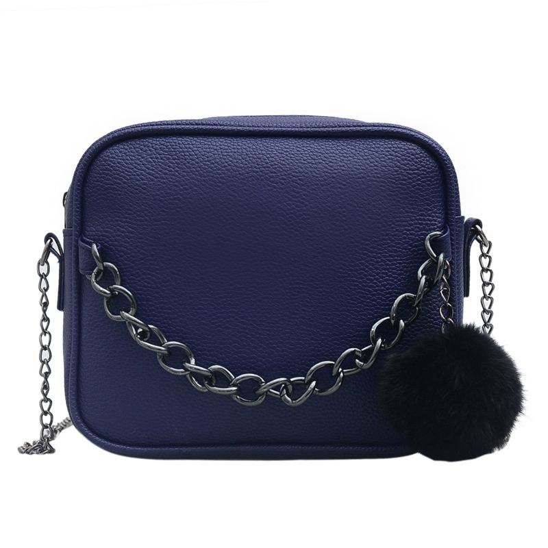 Women Bag Fashion Women Messenger Bags Rivet Chain Shoulder Bag High Quality PU Leather Crossbody Quiled Crown bags - ebowsos