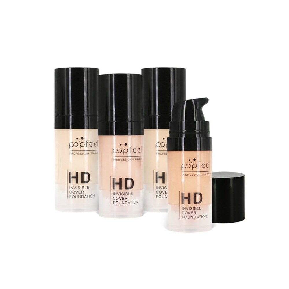Women Facial Makeup Foundation Base Liquid Cream Long Lasting Waterproof Moisturizer Face Cosmetic Concealer - ebowsos