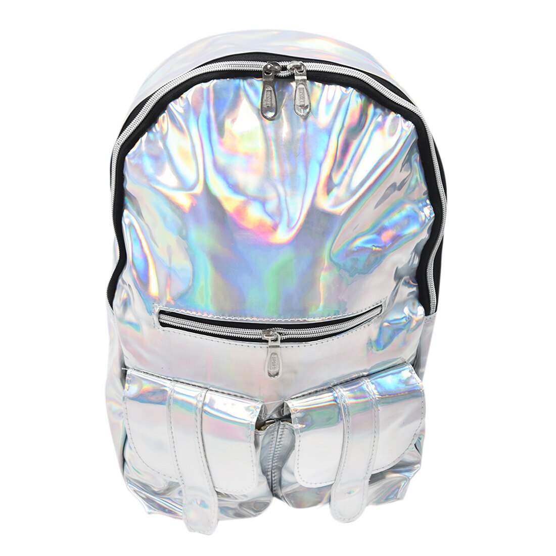 Women HOLOGRAPHIC Gammaray Hologram school Shoulder Bag School Travel Handbag - ebowsos