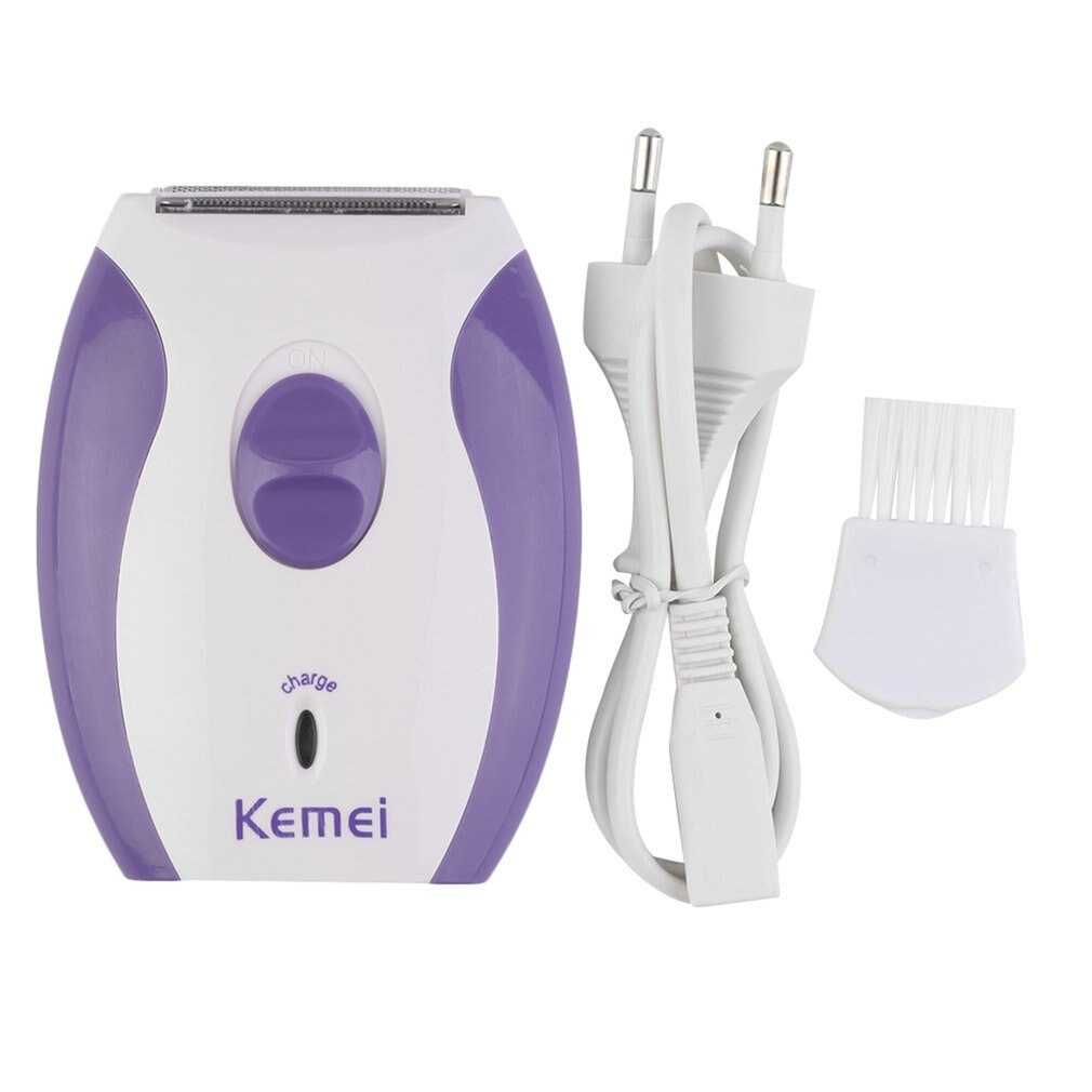 Women Lady Rechargeable Electric Skin Body Hair Removal Shaver Trimmer Clean Use FOR Bikini Body Face Underarm - ebowsos