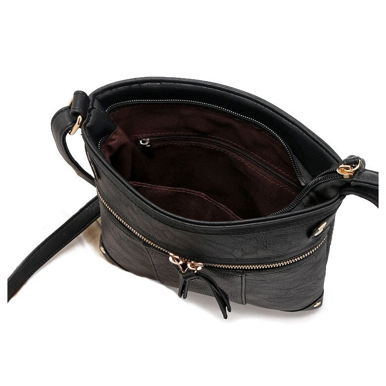 Women Messenger Bags Females Bucket Bag Leather Crossbody Shoulder Bag Bolsas Femininas Sac A Main Bolsos - ebowsos