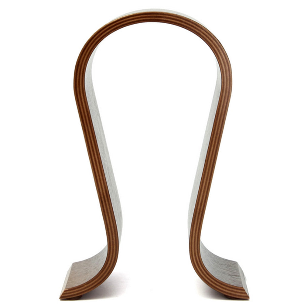Wooden Headphones Stand Headset Holder Display Racks Hanger Shelf Bracket Earphone Accessories Headphone Stand Holder - ebowsos