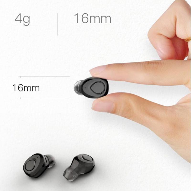 X18 Mini TWS Bluetooth Earbuds True Wireless Stereo HiFi Sport Earphones with Charging Box 122¡À3dB Sensitivity 32ohm Impedance - ebowsos
