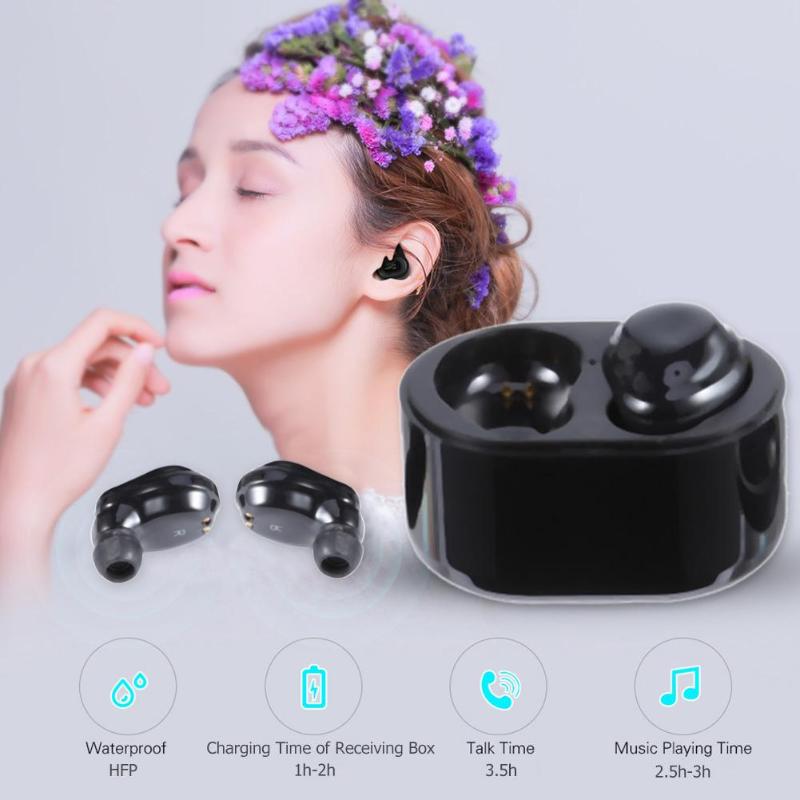X6 Mini TWS Bluetooth Earbuds True Wireless In Ear Earphone Stereo Waterproof Sports Headset With Mic For iPhone For Samsung - ebowsos