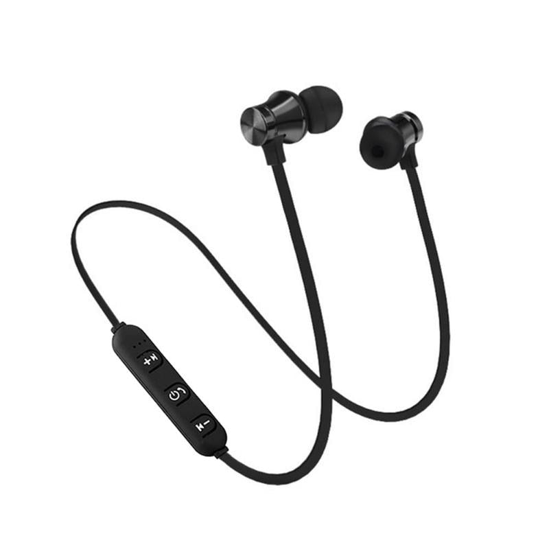 XT11 Bluetooth 4.2 Stereo Earphone Headset Wireless Magnetic In-Ear Earbuds Neck Hanging Sport Headphone for IOS Android New - ebowsos