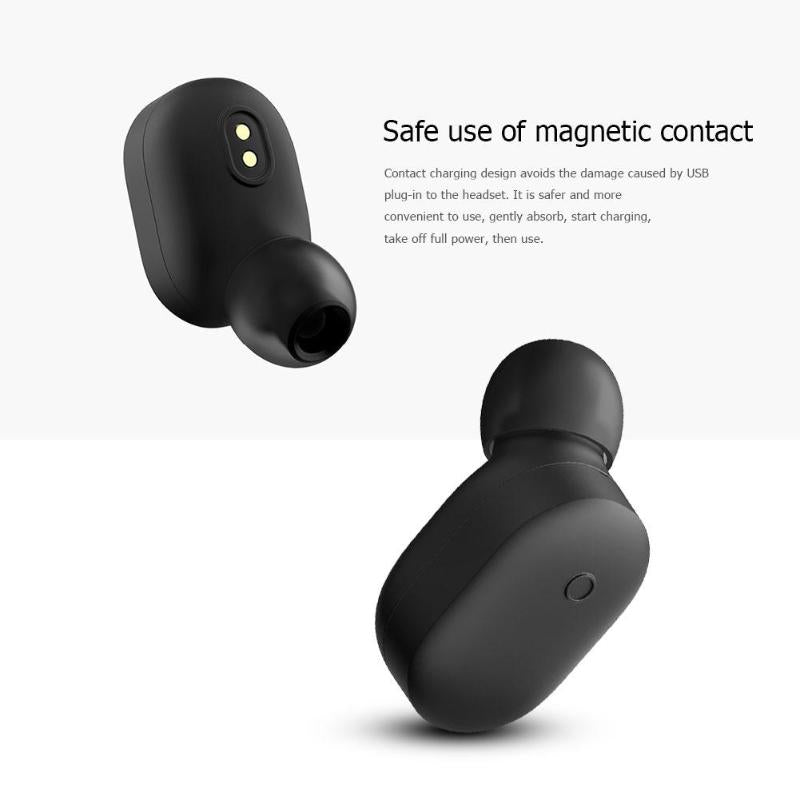 Xiaomi Wireless Bluetooth Earphone Mini In-Ear Earbuds Headset IPX4 Waterproof Earphone Built-in Microphone For Mobile Phones - ebowsos
