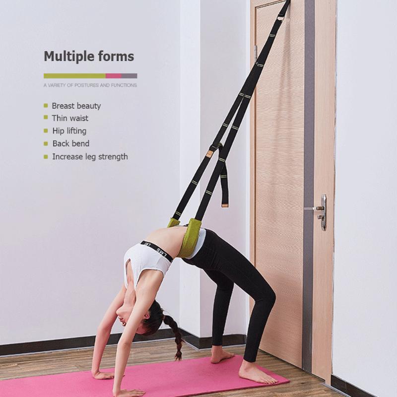 Yoga Ballet Sports Pull Strap Multi-functional Increase Leg Strength Fitness Belt Flexibility Leg Training Stretch Band-ebowsos
