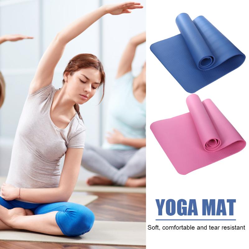 Yoga Mat TPE Non-slip 15mm Fitness Lose Weight Pad Carpet Blanket for Gym Home Workout Sports Pad Carpet Blanket-ebowsos