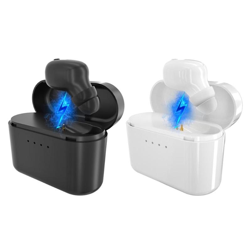 Z3 Bluetooth Earphone Wireless Earbud In Ear Monitor Earpiece Mono Invisible Earbuds Headset with Charging Box High Quality - ebowsos
