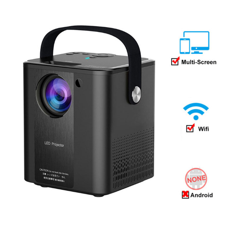 LED Mini Projector 800x480P Supports 1080P Home Theater Full HD Video Projector Mobile Wifi Portable Home Movie Beamer-ebowsos