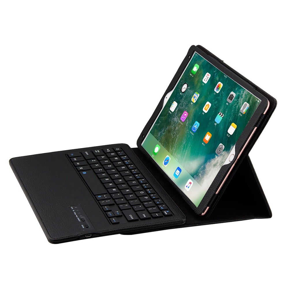 for Apple iPad Keyboard Case 200mAh Wireless Bluetooth Keyboard Case Stand for Apple iPad Pro 10.5" keyboard for Android - ebowsos