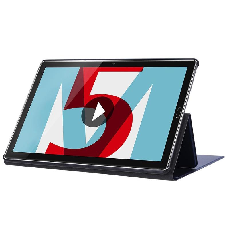 for Huawei PU Leather Case Keyboard Portable Flip Detachable Bluetooth 3.0 Keyboard Stand Case Cover for Huawei M5 10.8/10.8Pro - ebowsos