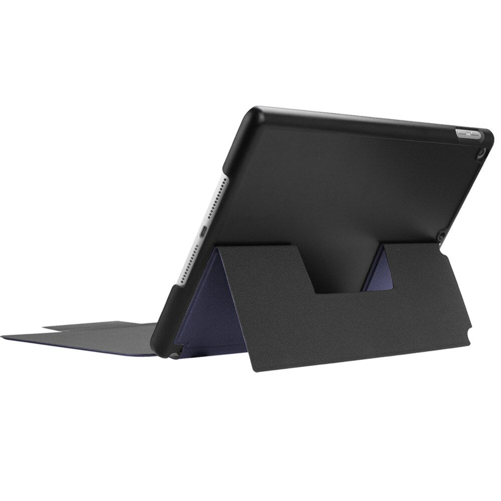 for iPad 9.7 2018/2017 Protective Leather Case Split Bluetooth Keyboard Case Protective Stand Cover Holder with Pen Slot - ebowsos