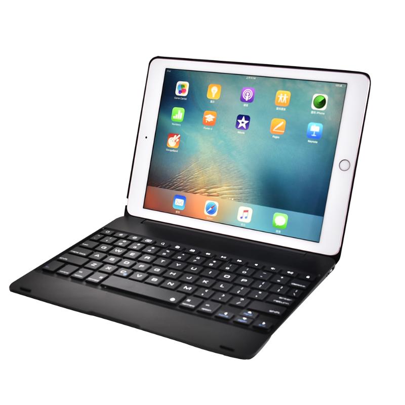 for ipad 2017 Case ABS Wireless Bluetooth Keyboard Protective Cover Case Stand Holder for iPad air 1 air 2 iPad Pro9.7 iPad 9.7 - ebowsos