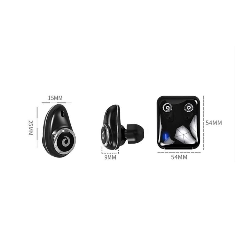 i7plus Mini TWS Wireless Bluetooth Earphone Stereo Running Touch Control Earbuds IPX7 Waterproof Headset with Charging Box Hot - ebowsos